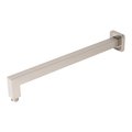 Alfi Brand Brushed Nickel 16" Square Wall Shower Arm ABSA16S-BN